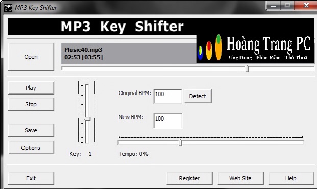 Mp3 key shifter